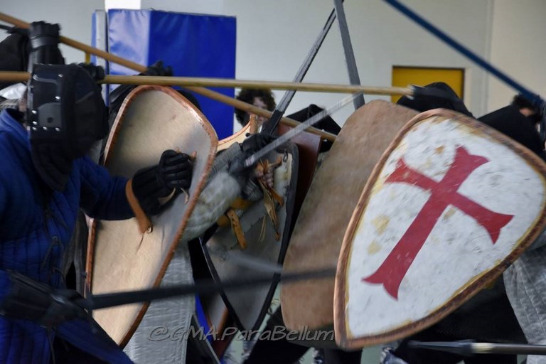 combat féodal en formations
