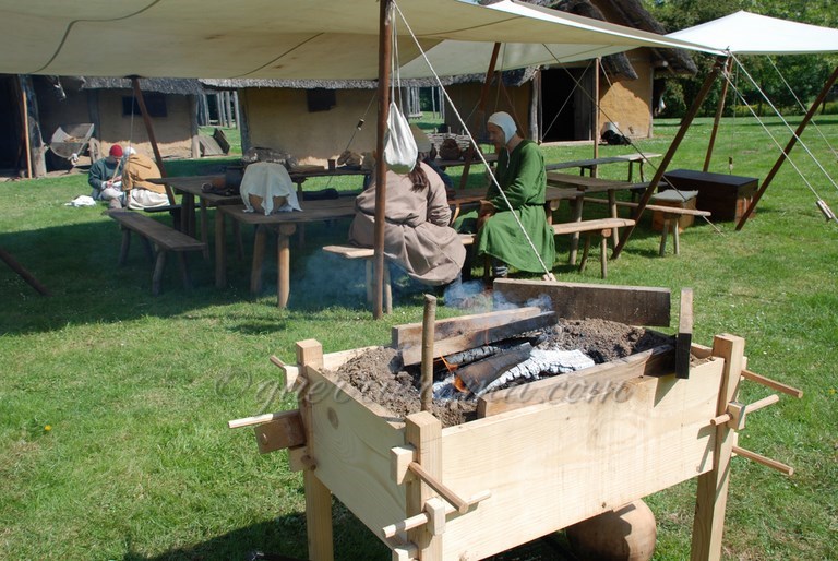 campement médiéval