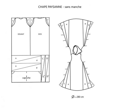 chape sans manches chape sans manches